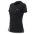 T-shirt DAINESE LOGO LADY black/fluo red