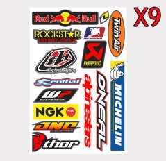 Samolepky MIX X9