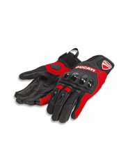 Leather gloves DUCATI CITY C4 black/red 98109256