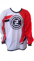 Dres ČZ LOGO bílo/červeno/černý 17104-98