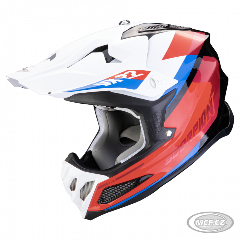 Moto přilba SCORPION VX-22 AIR BETA černo/červeno/bílá