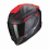Moto přilba SCORPION EXO-1400 EVO AIR SHELL matná černo/červená