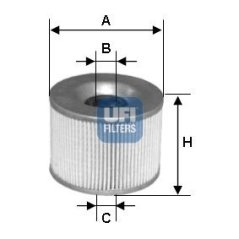 Olejový filtr UFI 25.471.00