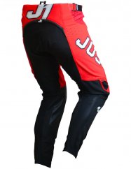 Moto kalhoty JUST1 J-FLEX ADRENALINE červeno/bílé