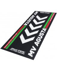 Koberec pod moto 80x190cm BIKE-IT BIKETEK SERIES 4 MV AGUSTA černo/bílo/červeno/zelený GRGMAT67