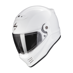 Motorcycle helmet SCORPION COVERT FX solid white