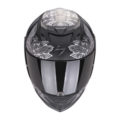 Motorcycle helmet SCORPION EXO-520 EVO AIR FASTA matt black/silver/pink