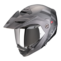 Motorcycle helmet SCORPION ADX-2 GALANE matt black/silver - PINLOCK INCLUDED