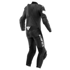 Moto kombinéza DAINESE TOSA jednodílná černo/bílá perforovaná