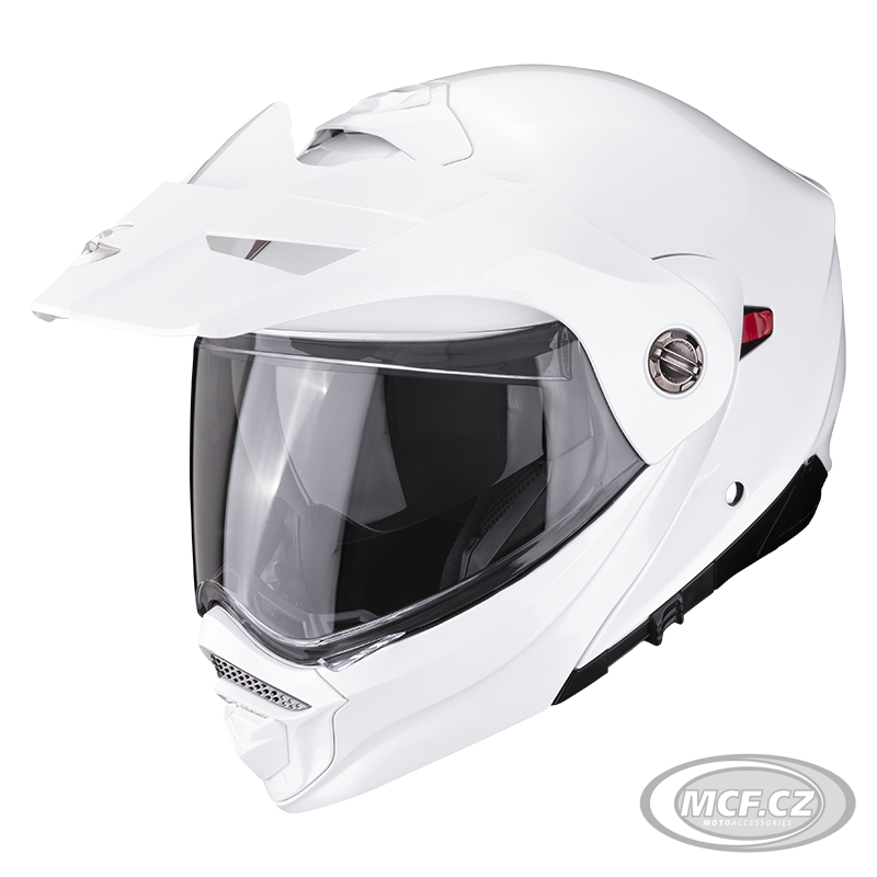 Motorcycle helmet SCORPION ADX-2 solid pearl white