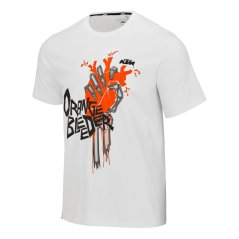 Triko KTM Orange Bleeder bílé 3PW2600137