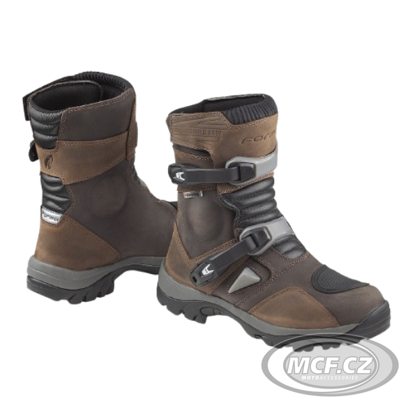 Moto boty FORMA ADVENTURE LOW DRY hnědé
