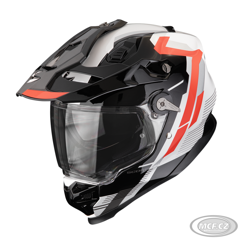 Moto přilba SCORPION ADF-9000 AIR PATROL černo/červená
