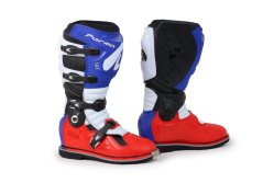 Moto boots FORMA TERRAIN EVOLUTION TX red/blue/white/black