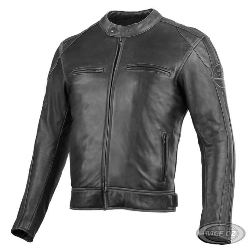 Moto bunda SECA AVIATOR II washed šedá