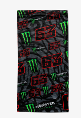 Nákrčník VR46 BAGNAIA Monster Energy 63 černý 513103