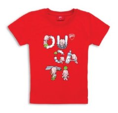 Dětské triko DUCATI BABY'S LETTERS červené 9876898