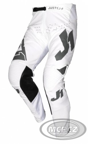 Moto kalhoty JUST1 J-FLEX ARIA bílo/šedé