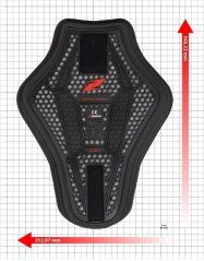 Chránič páteře ZANDONA 253x340mm ESATECH back insert 7203 LEVEL2