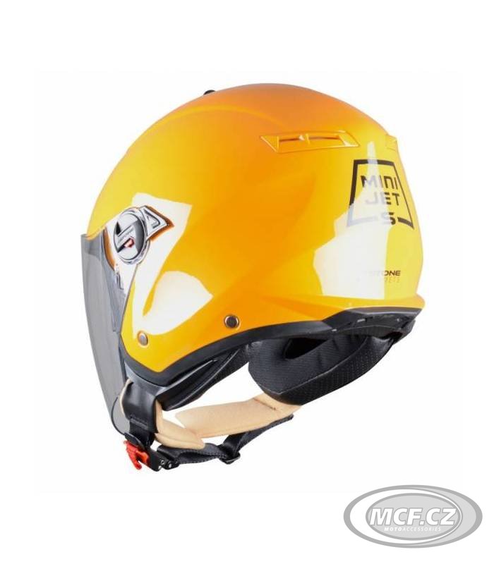 Moto přilba ASTONE MINIJET S oranžová