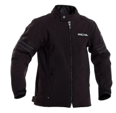 Dětská moto bunda RICHA TOULON 2 SOFTSHELL JUNIOR černá