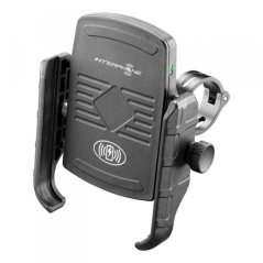 Univerzální držák na mobilní telefony Interphone MOTOCRAB WIRELESS s bezdrátovým nabíjením, černý