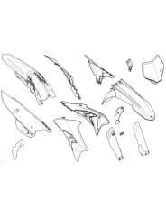 Sada plastů Ducati V21J 6992A261A