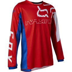Dětský dres FOX SKEW bílo/červeno/modrý 28184-574