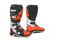 Moto boty FORMA PILOT černo/oranžovo/bílé