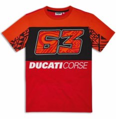 Triko DUCATI DUAL PECCO BAGNAIA 63 červené 98771218/498607