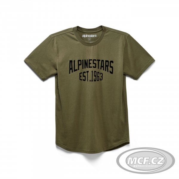 Triko ALPINESTARS ARCHED PREMIUM TEE khaki 1230-71508 89