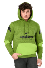 Mikina ALPINESTARS PERPETUATE limetkově zelená 1215-51200 669