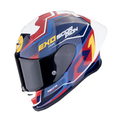 Motorcycle helmet SCORPION EXO-R1 EVO II AIR COUP blue/red/yellow