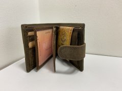 Peněženka kožená hnědá Erb