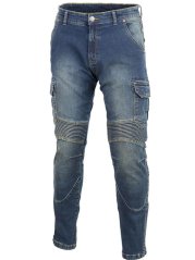 Moto kalhoty SECA SQUARE JEANS modré