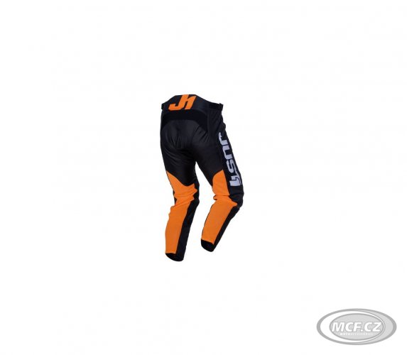 Moto kalhoty JUST1 J-COMMAND COMPETITION černo/oranžové