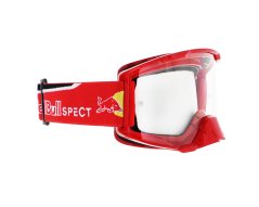 Motokrosové brýle RED BULL STRIVE 014 červené s čirým sklem