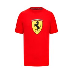 Triko Ferrari Large Shield F1 červené 701223481-001