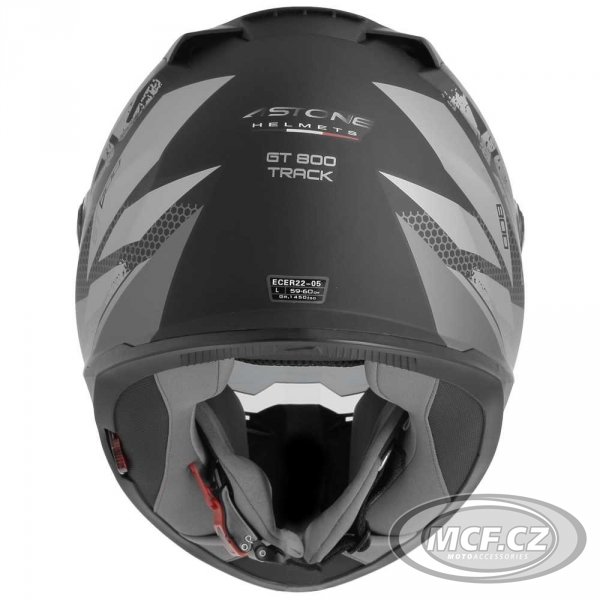 Moto přilba ASTONE GT800 EVO TRACK matná šedá