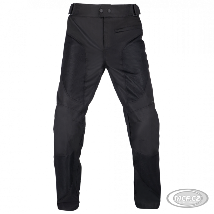 Moto kalhoty RICHA AIRSUMMER černé - nadměrná velikost