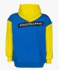 Dětská mikina VR46 VALEYELLOW žluto/modrá 504417