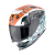 Dětská moto přilba SCORPION EXO-JNR AIR The4elements bílo/modro/oranžová