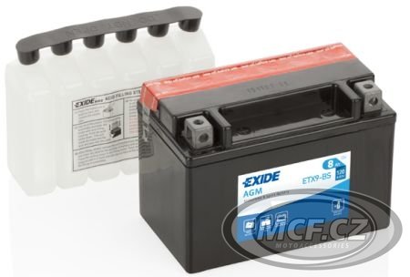 Moto baterie EXIDE ETX9-BS
