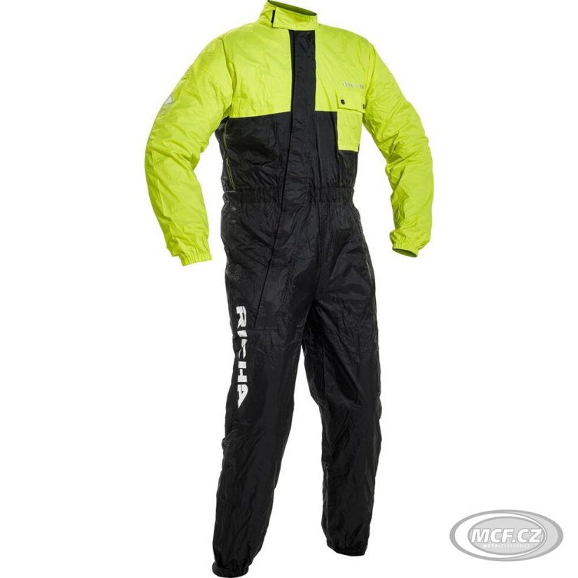 Moto pláštěnka RICHA SIMPLE 1-dílná žlutá fluo