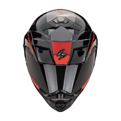 Motorcycle helmet SCORPION ADX-2 GALANE silver/black/red - PINLOCK INCLUDED