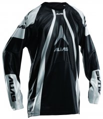 Motokrosový dres ALIAS MX A1 černý/stříbrný 2101-302