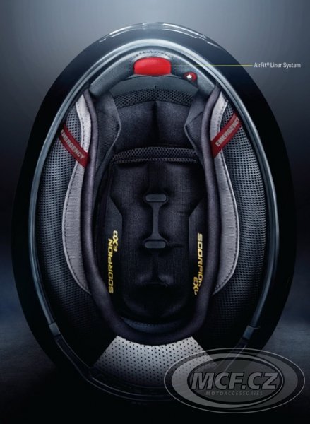 Moto přilba SCORPION EXO-1200 AIR STREAM TOUR černo/červená matná