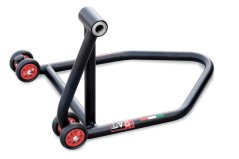 Levý stojan na jednoramennou kyvnou vidlici LV8 černý matný E630D