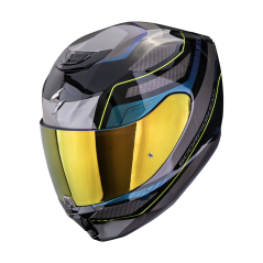 Moto přilba SCORPION EXO-391 LEO černo/modrá