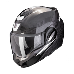 Moto přilba SCORPION EXO-TECH EVO CARBON ROVER černo/bílá